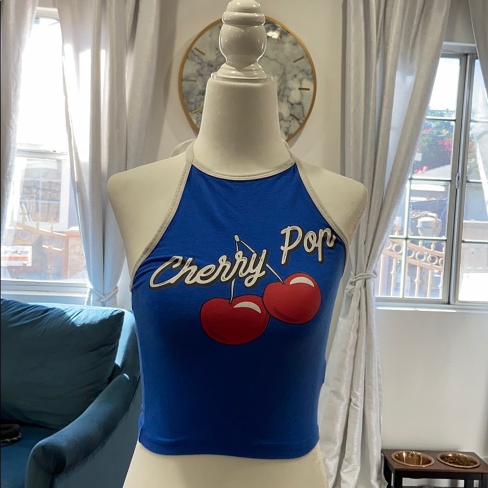 Cherry pop Crop top